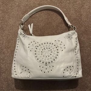 Elegant White Hobo Handbag